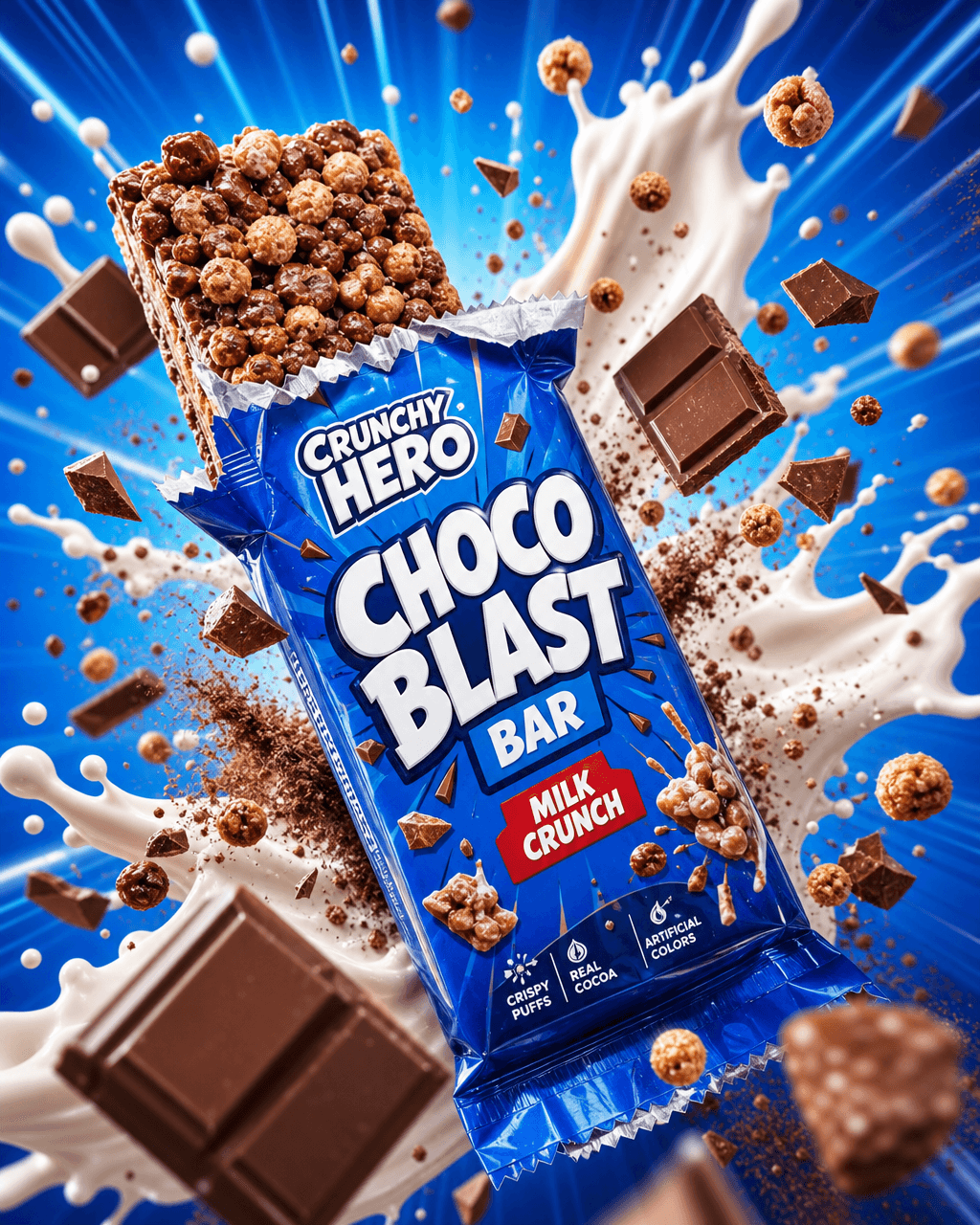 Chocolate Cereal Bar Burst