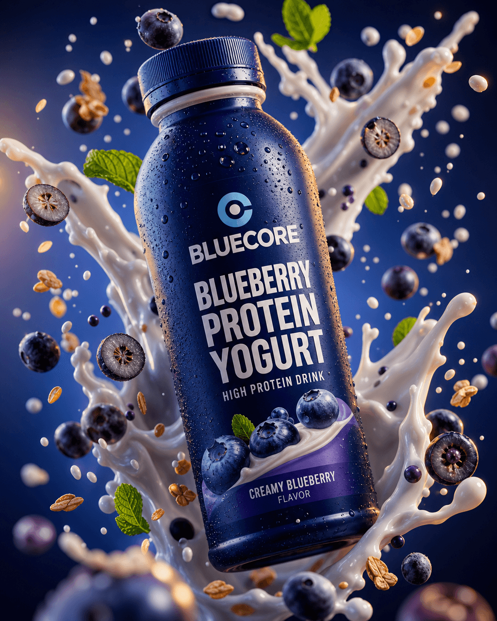 Blueberry Protein Yogurt Splash
